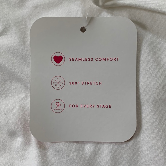 NWT Isabel Maternity Cami + Old Navy Striped 3/4 Sleeve Maternity Top - Picture 8 of 17